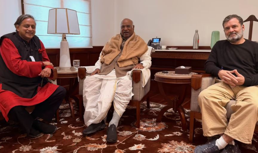 Not a rebel, Shashi Tharoor meets high command