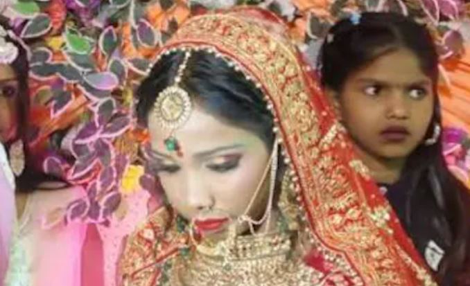 Bride shot at wedding