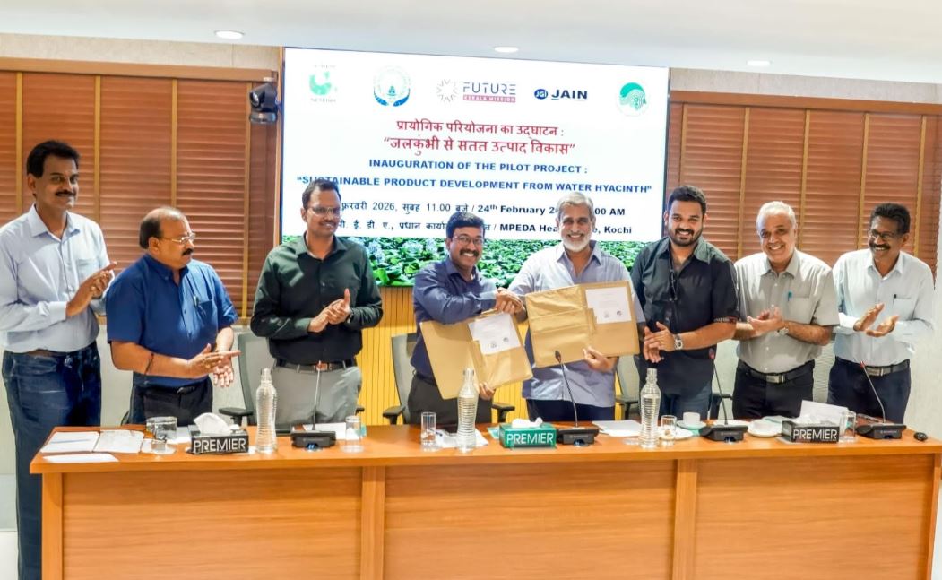 Kochi Jain University-MPEDA pilot project begins