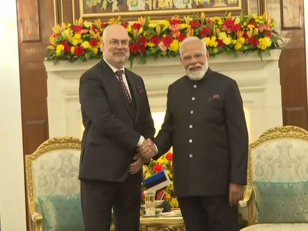 PM Modi Meets Estonian President Alar Karis