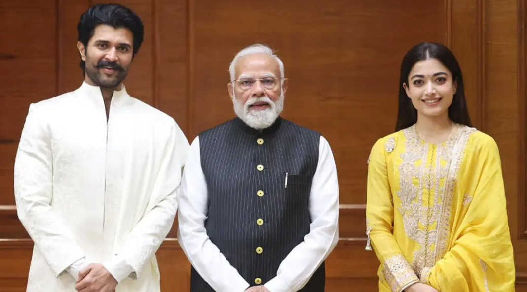 Vijay Rashmika Meet PM Modi