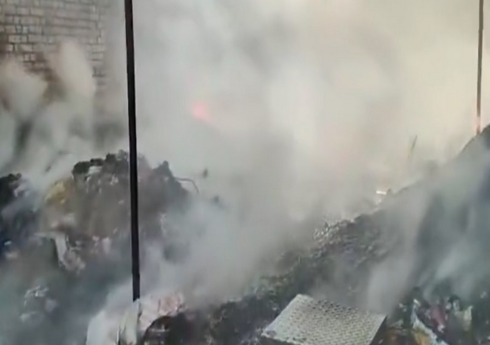Haryana Scrap Warehouse Fire
