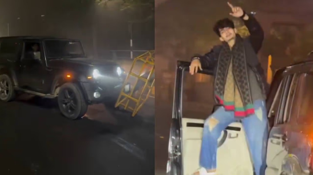 Mahindra Thar Stunt Case 