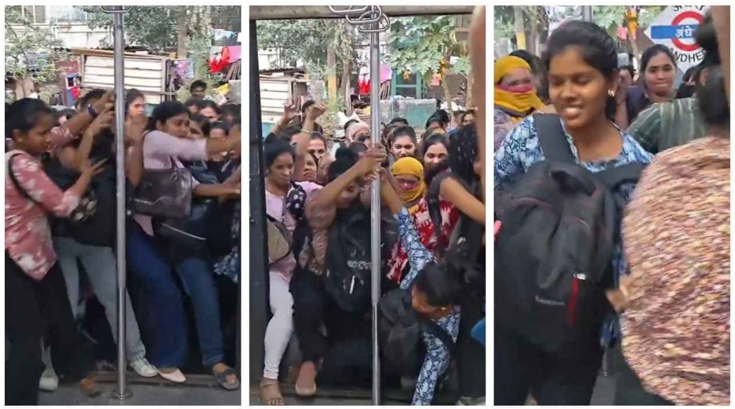 Mumbai Local Train Viral Video