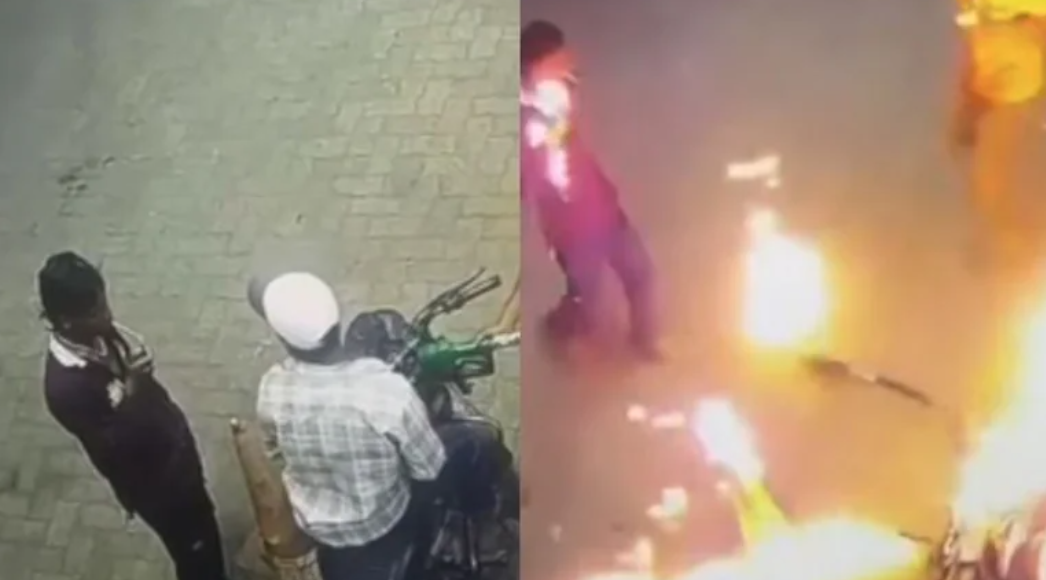 Raipur Petrol Pump Arson Attempt