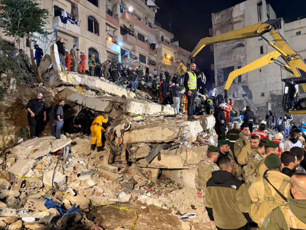 Lebanon Tripoli building collapse