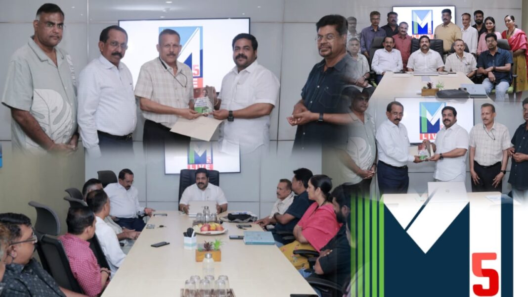 The media giants are now with M5 Live, R. Ajith Kumar Editor-in-Chief, G.K. Suresh Babu News Director