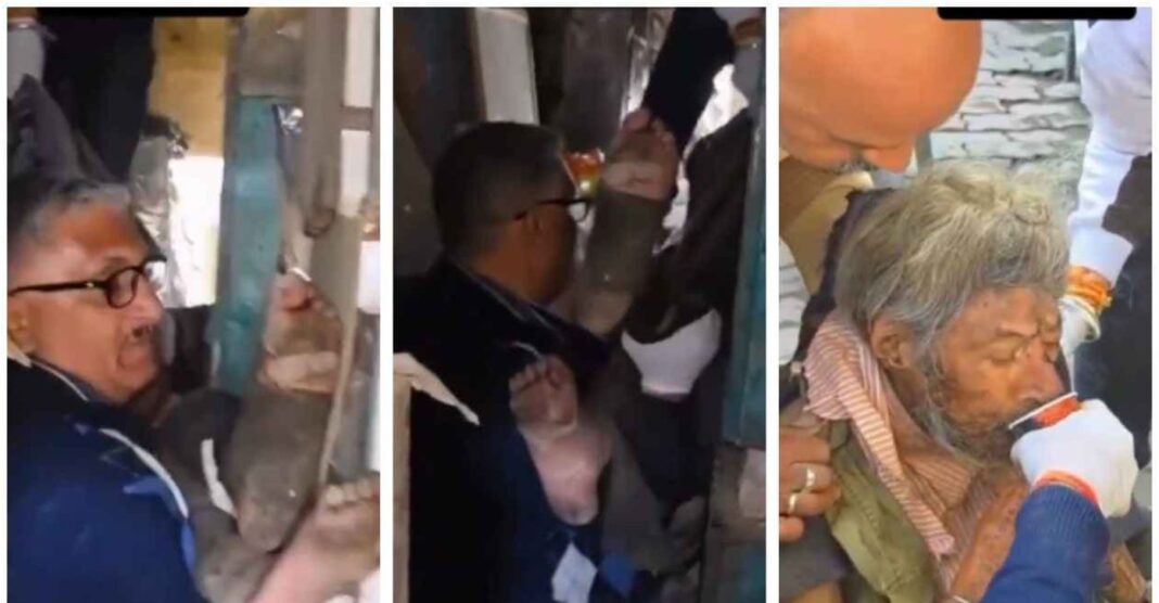 80 year old doctor rescued