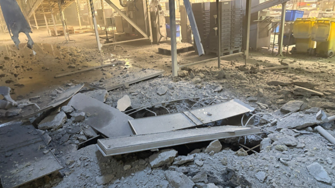 Russian Missile Strike Oreo Factory Ukraine