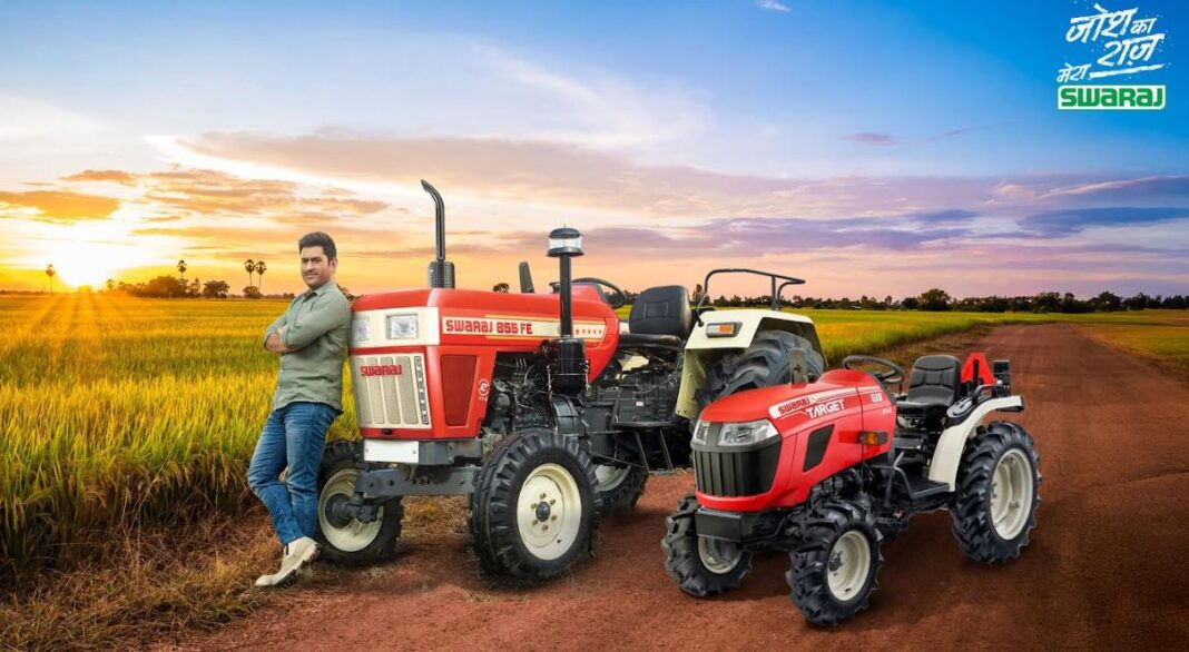 Swaraj Tractors extends association with MS Dhoni