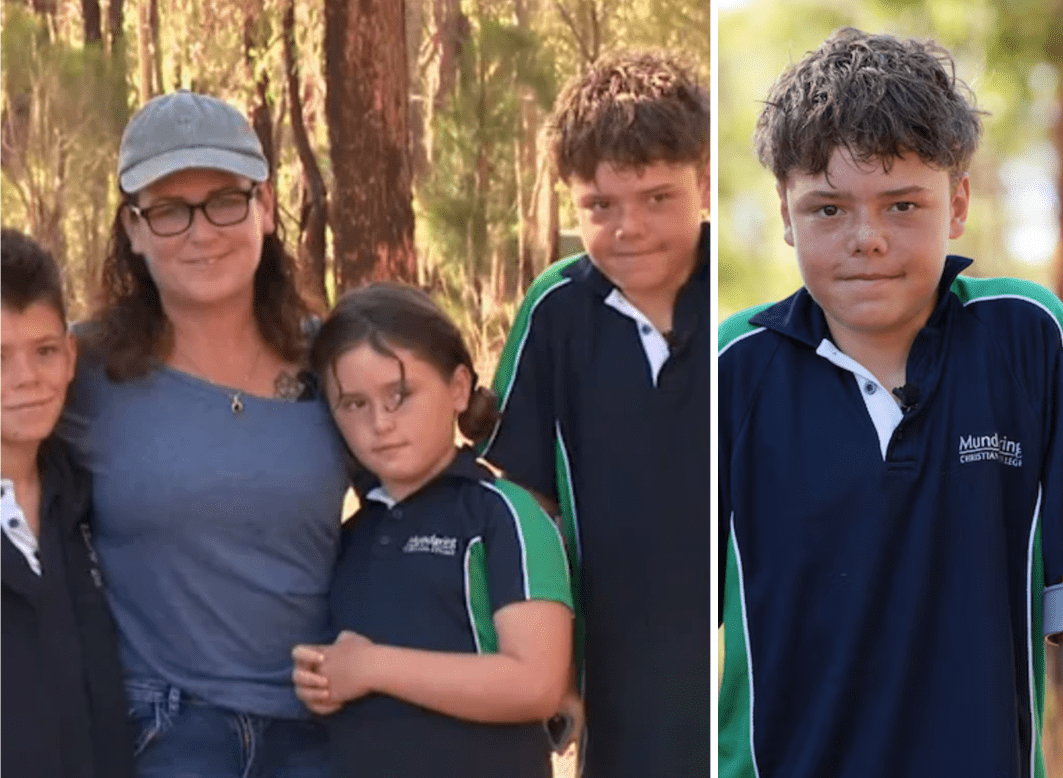 Teen Swims 4km to Save Family