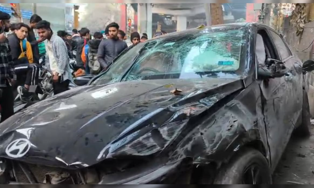 Speeding Car Hits Delivery Boy