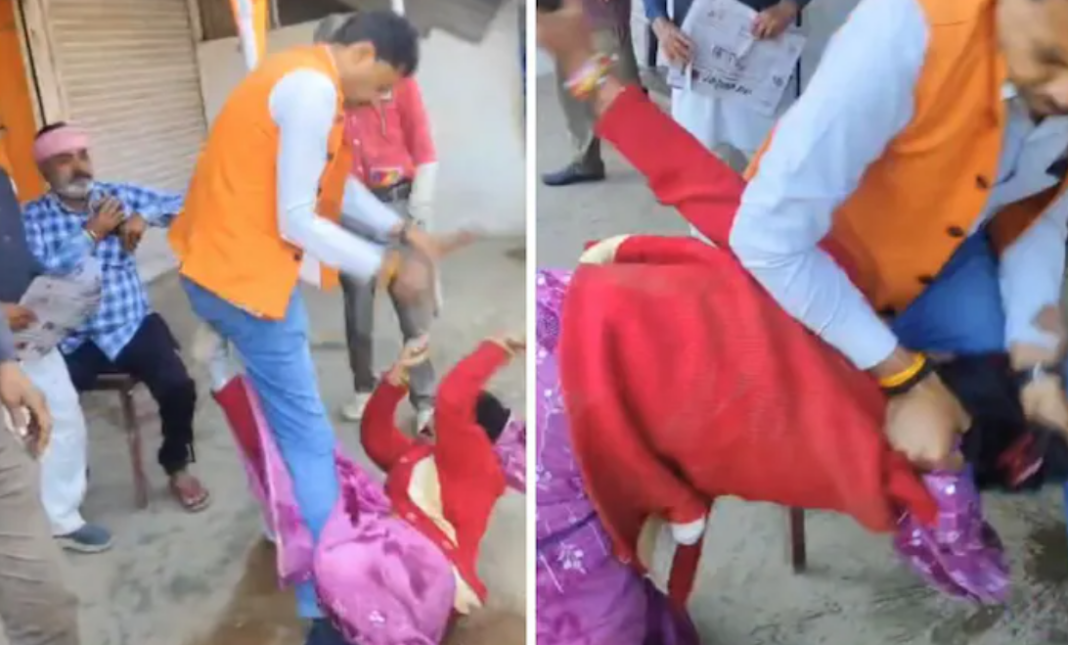 Madhya Pradesh Sidhi kiosk fight