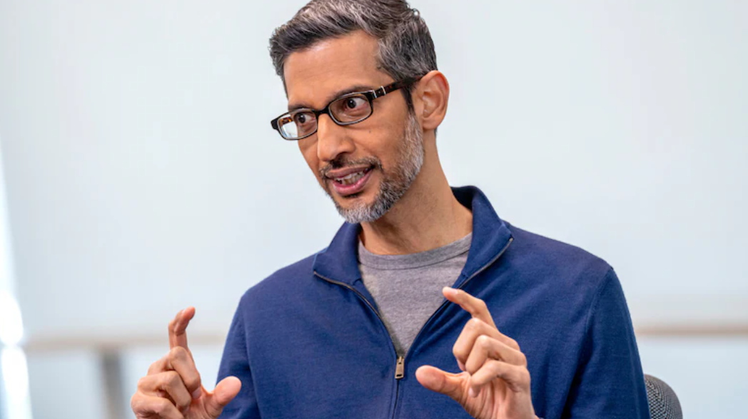 Sundar Pichai AI Impact Summit Visit 