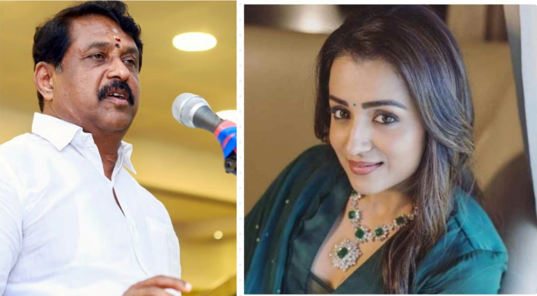 Actor Trisha Condemns Nainar Nagendran