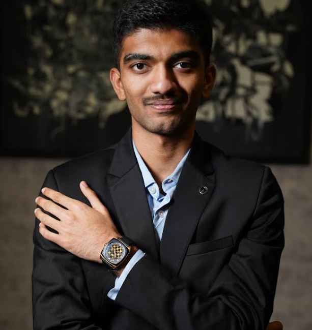 Gukesh D Dommaraju Titan Watch
