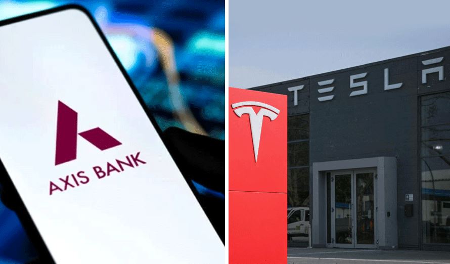 Axis Bank Tesla partnership India