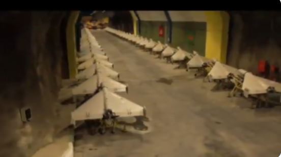 Iran Underground Missile Base Video