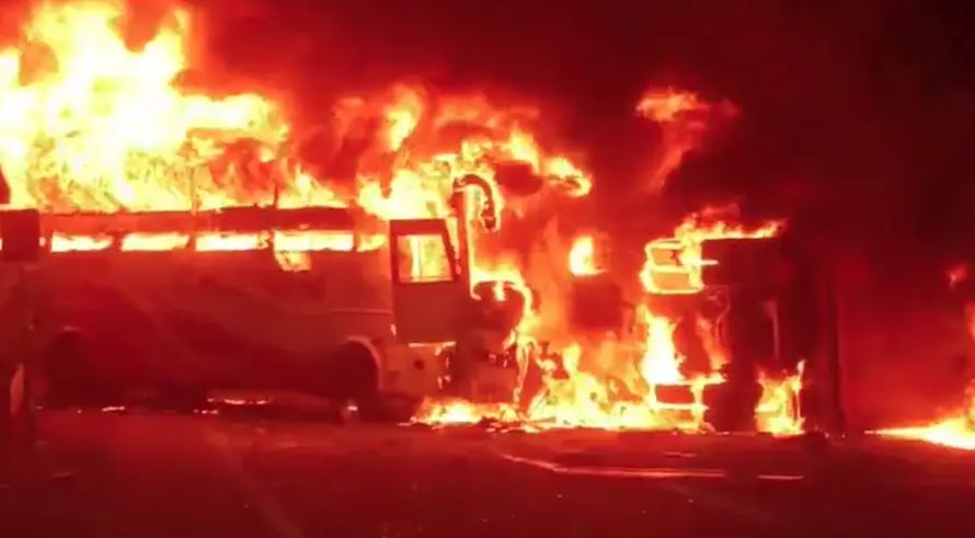 Andhra Pradesh Bus Accident Death Toll