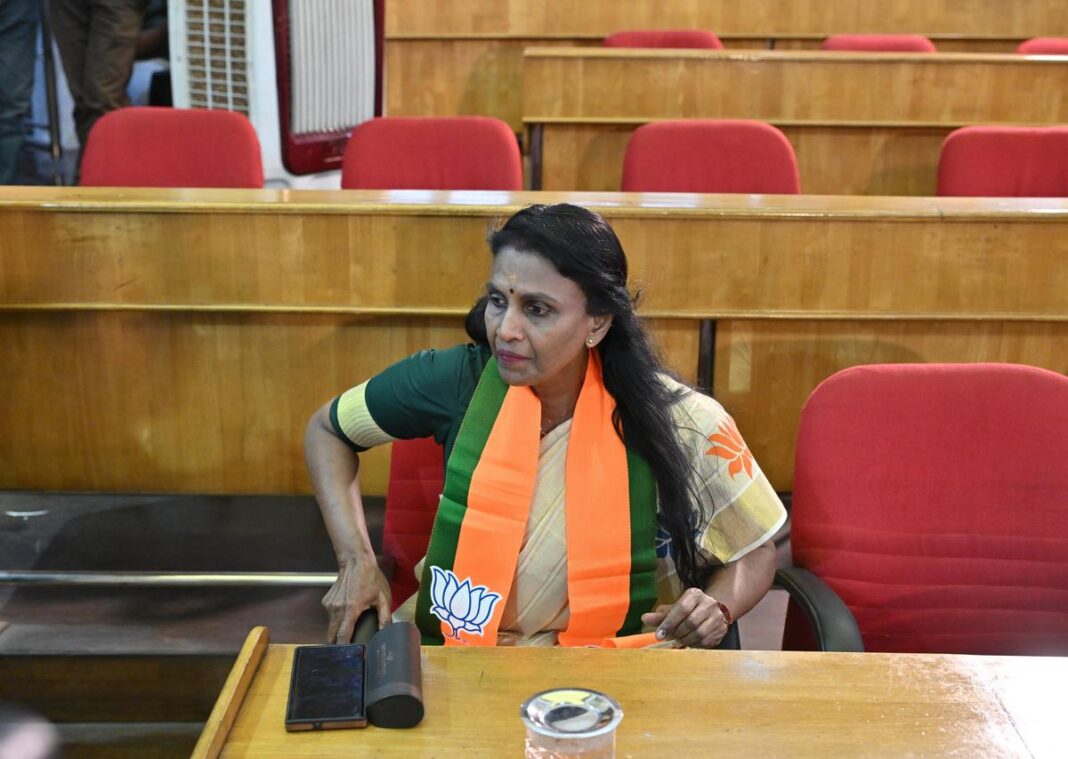 R Sreelekha BJP Assembly Candidate