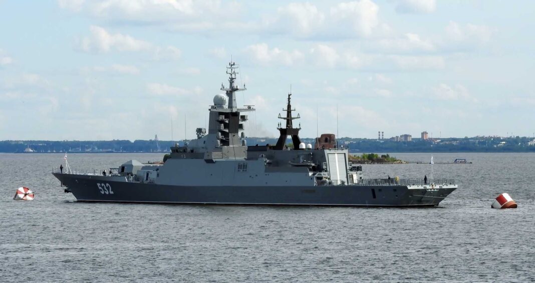 Russia Naval Escort Cargo Ships