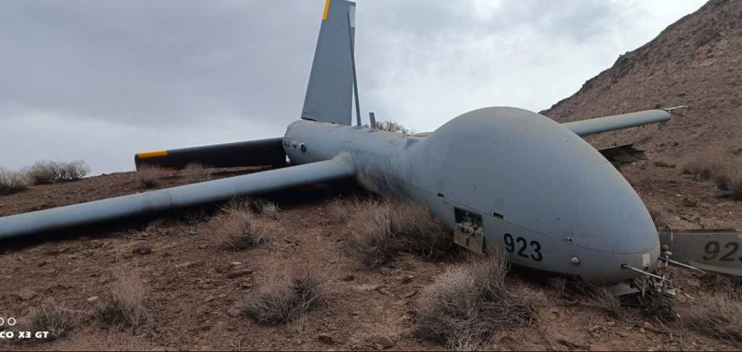 IRGC Hermes drone shot down Kerman