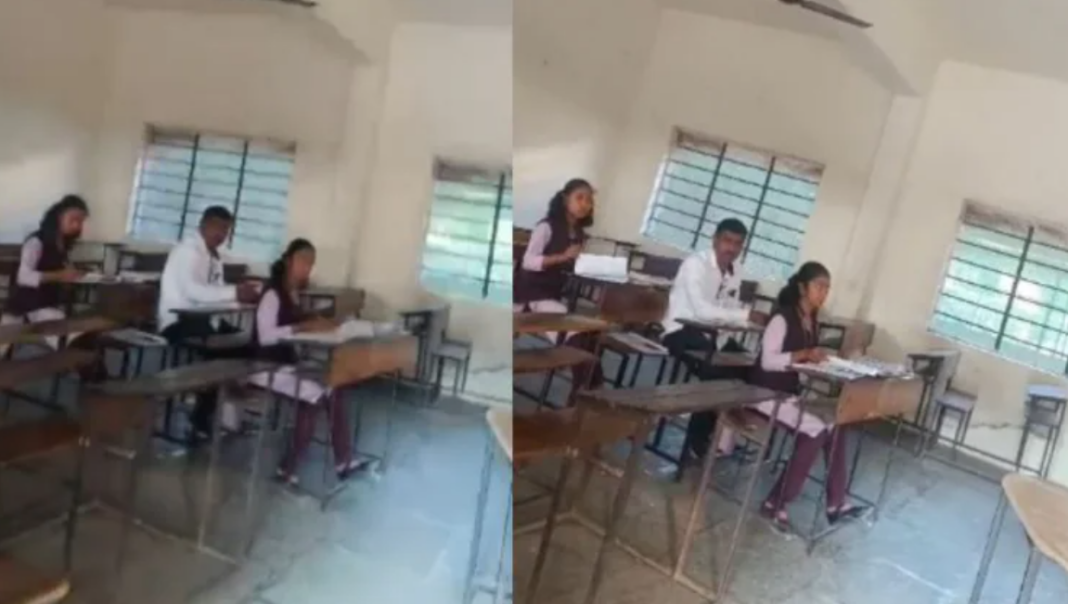 Class 6 Students Evaluating Class 10 Exams