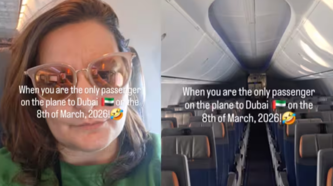 Russian Woman Solo Passenger Dubai Flight