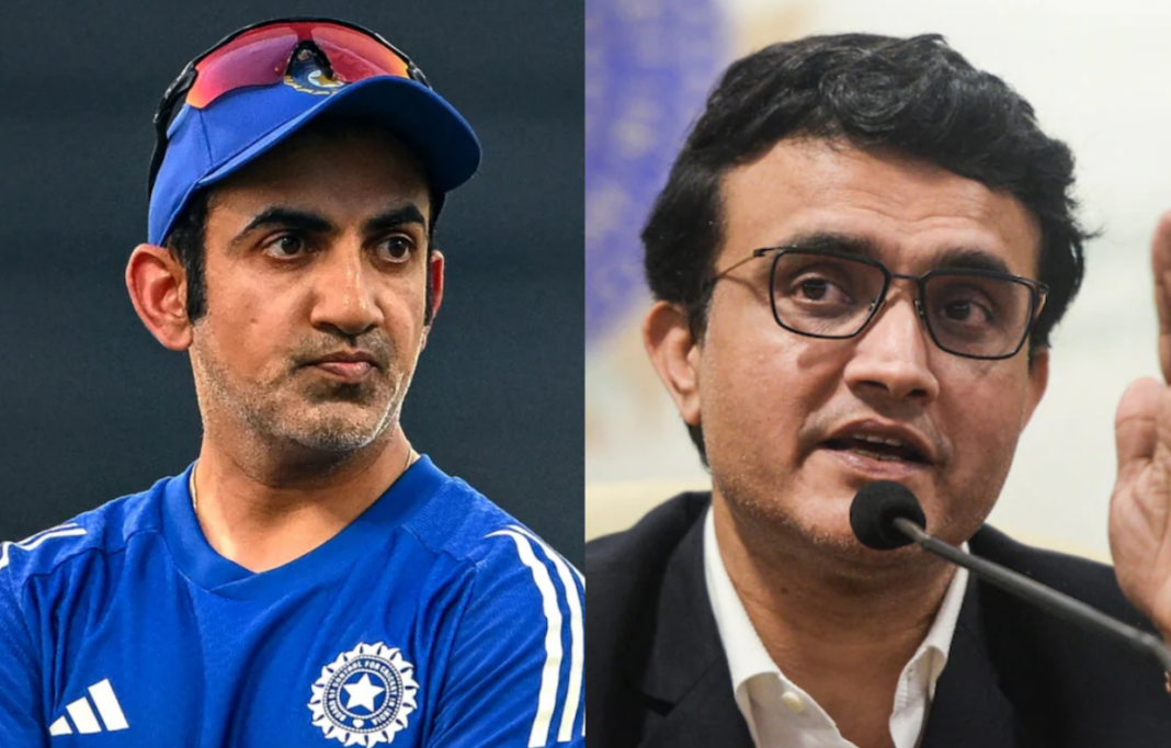 Sourav Ganguly Warning Gautam Gambhir