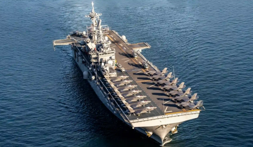 USS Tripoli Lightning Carrier