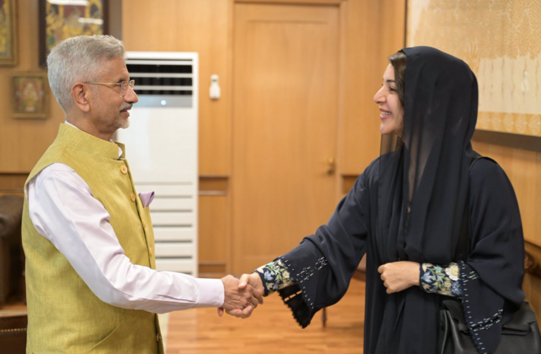 S Jaishankar Reem Al Hashimy meeting