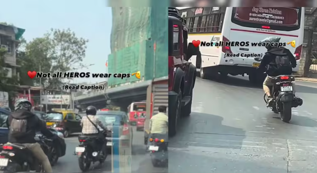 Mumbai Biker Helps Ambulance