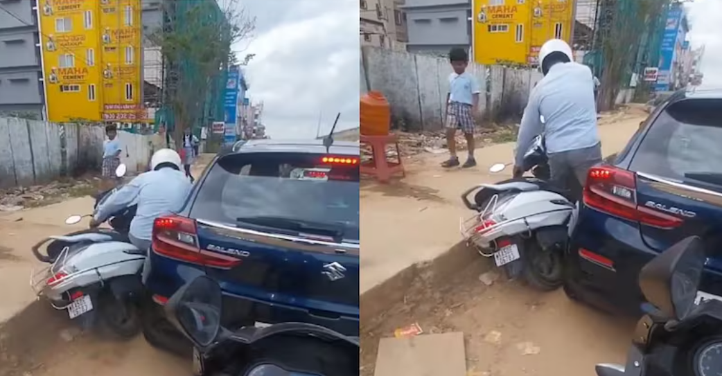 Bengaluru Road Accident Viral Video