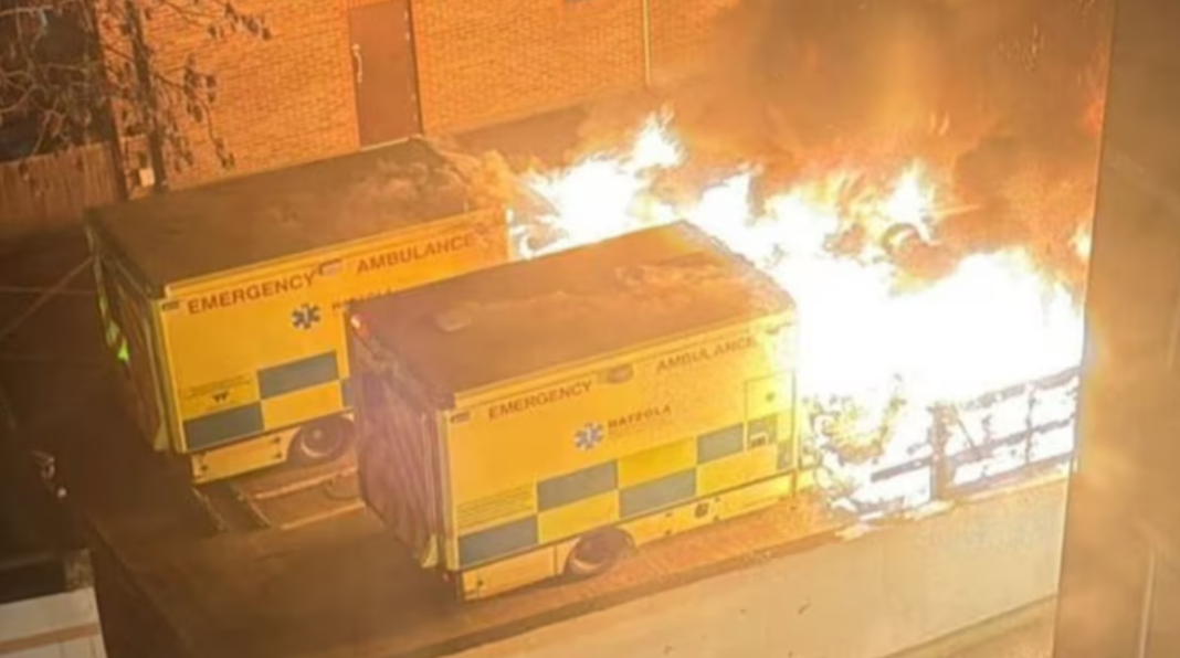 London Jewish Ambulance Fire