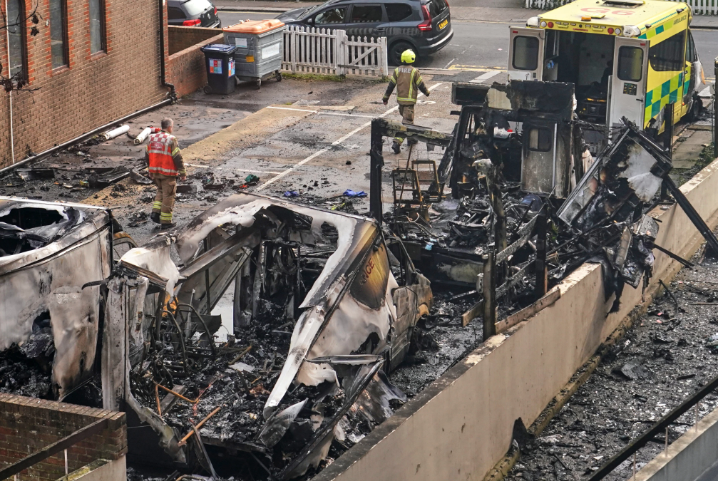 London Ambulance Arson Attack