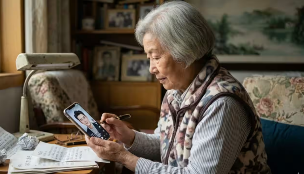 84 Year Old Woman AI Love China