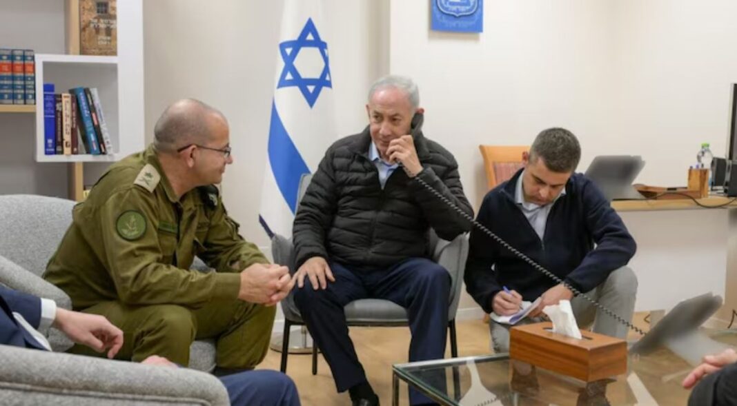 Netanyahu viral photo