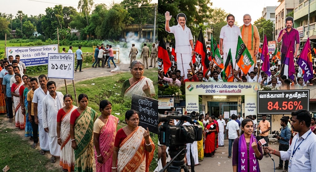 West Bengal-Tamil Nadu Election 2026