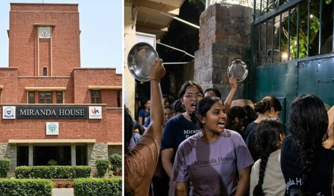 Miranda House Protest