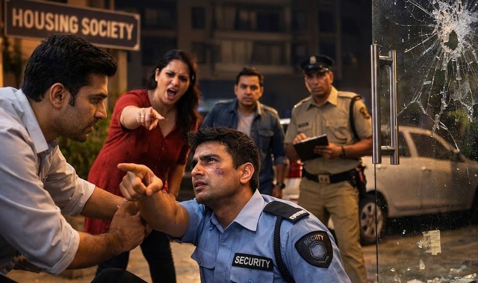 Mumbai Security Guard Assault Case