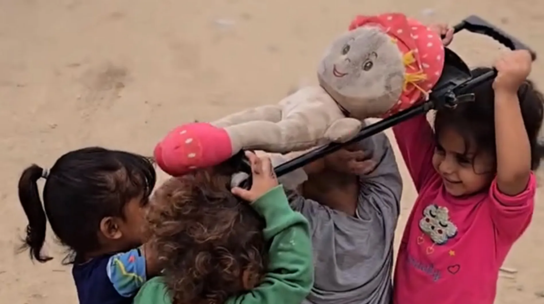Gaza Children Doll Funeral