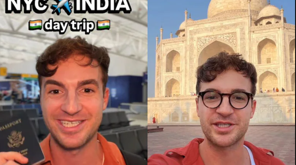 US Influencer 24 Hour India Trip