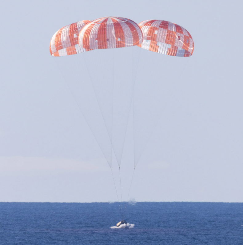 NASA Artemis II Splashdown