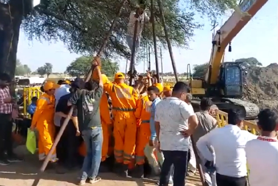 Madhya Pradesh Borehole Rescue Ujjain