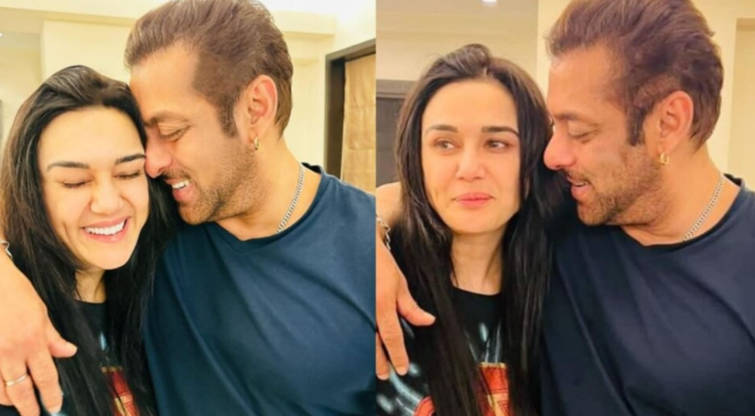Salman Khan Preity Zinta IPL Tweet