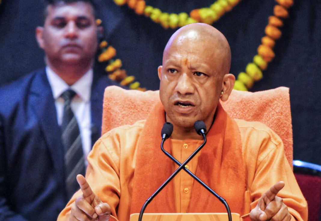 Yogi Adityanath Labor Protest 