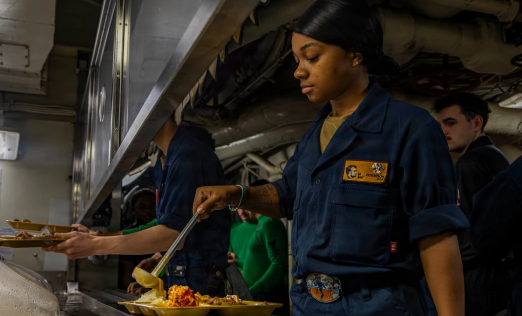 USS Abraham Lincoln Food Logistics