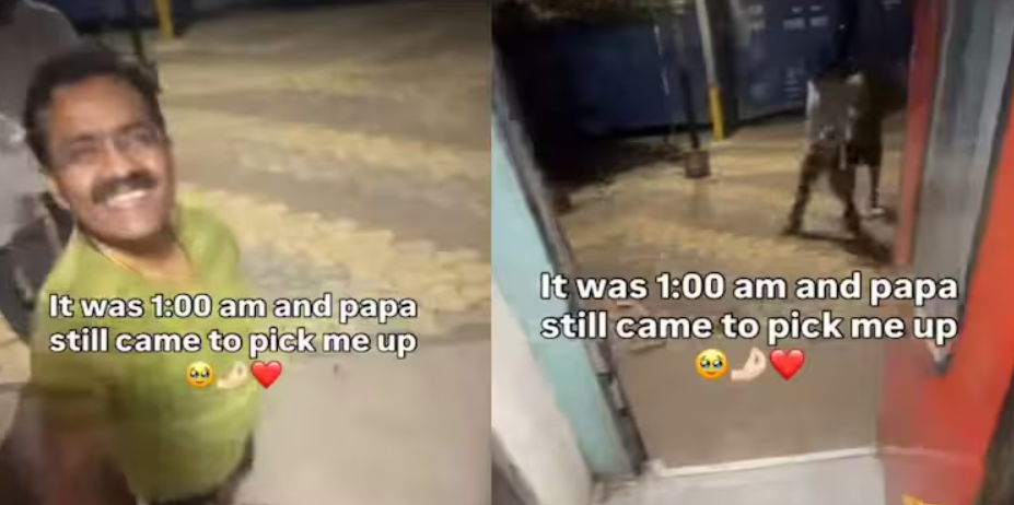 Heartwarming Father Gesture