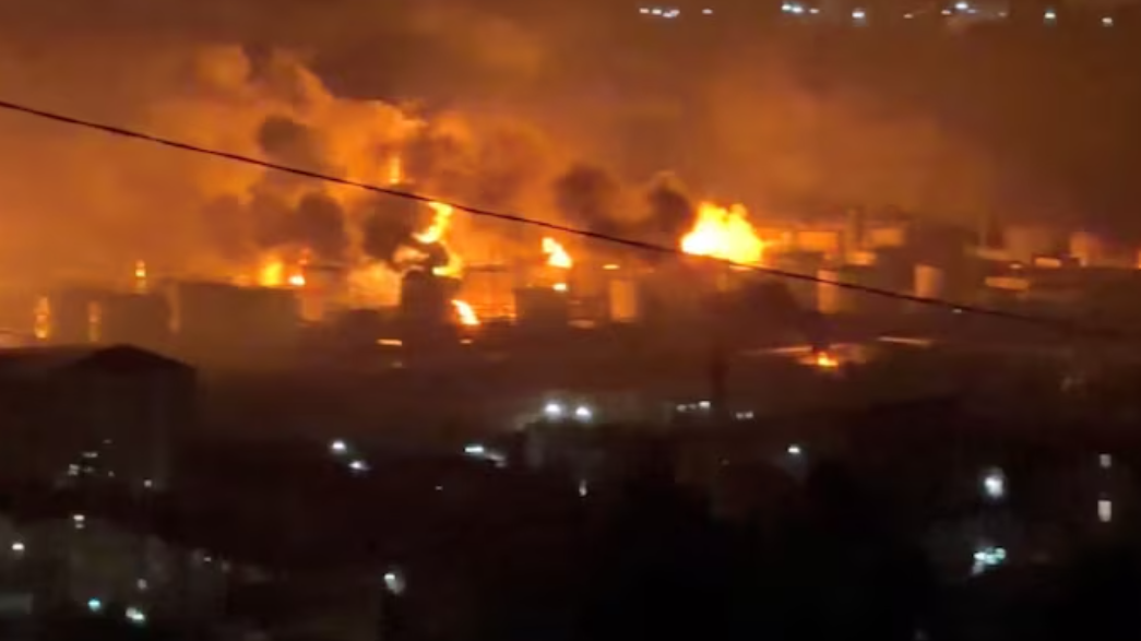 Tuapse Port Drone Attack