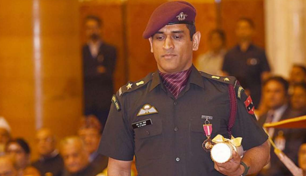 MS Dhoni Indian Army Honorary Rank
